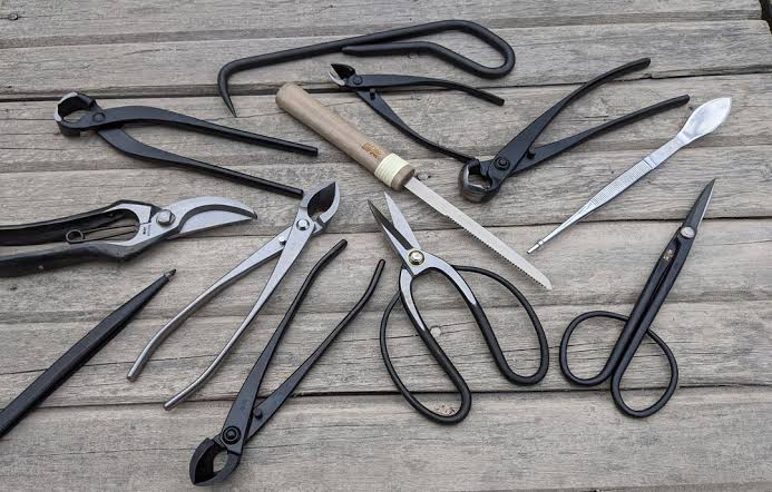 perlengkapan menanam bonsai