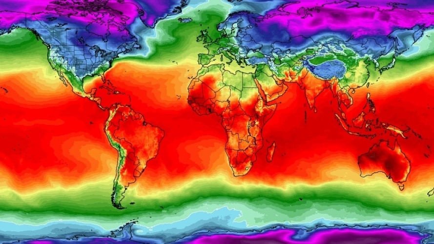 Perubahan iklim berdampak suhu bumi Perubahan iklim berdampak pada kenaikan suhu bumi
