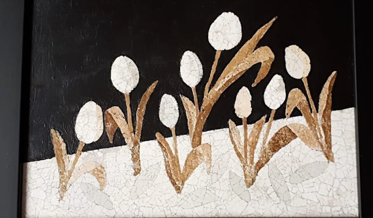 Mosaik cangkang telur