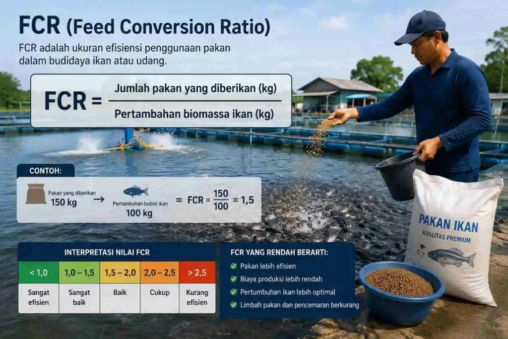 ilustrasi FCR ilustrasi feed conversion ratio (FCR)