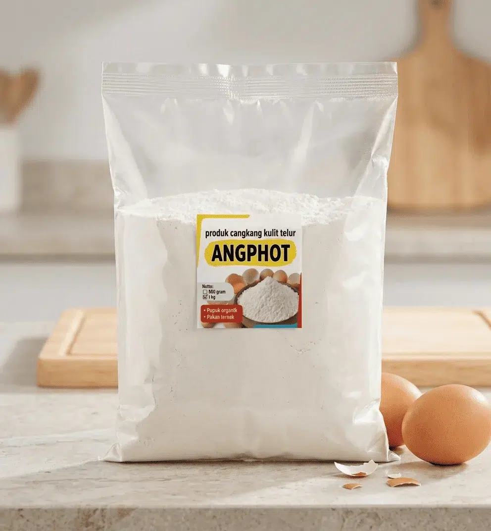 Tepung cangkang telur ANGPHOT kemasan 1 kg